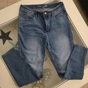 High-Rise Rockstar Super Skinny Jeans - Blue